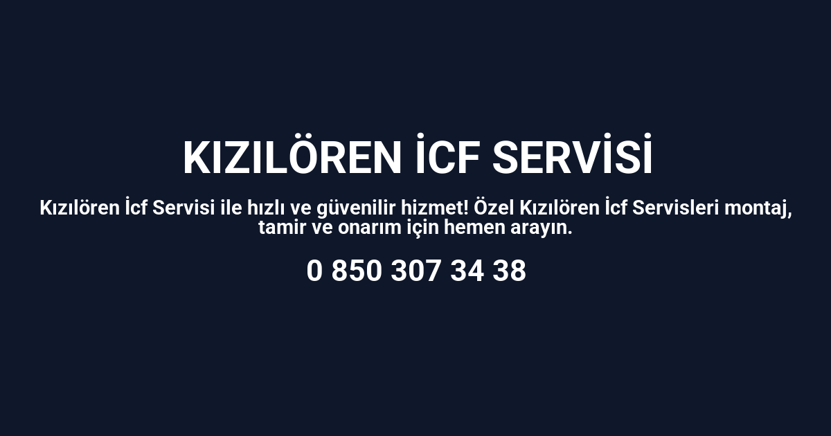 Kızılören İcf Servisi